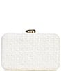 Gianni Bini x Shea Leigh Mills Colada Minaudiere Clutch, Color:White - Image 1