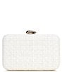 Gianni Bini x Shea Leigh Mills Colada Minaudiere Clutch, Color:White - Image 2