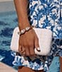 Gianni Bini x Shea Leigh Mills Colada Minaudiere Clutch, Color:White - Image 4