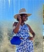 Gianni Bini x Shea Leigh Mills Colada Straw Fedora Hat, Color:Ivory - Image 4