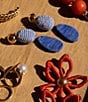 Gianni Bini x Shea Leigh Mills Day In Capri Linear Earrings, Color:Blue - Image 4
