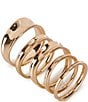 Gianni Bini x Shea Leigh Mills Duke On Deck Ring Set, Color:Gold - Image 1