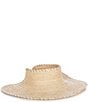 Gianni Bini x Shea Leigh Mills Georgia Straw Visor, Color:Natural - Image 2