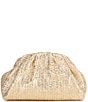 Gianni Bini x Shea Leigh Mills Hugo Straw Dome Clutch, Color:Gold Straw - Image 2