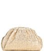 Gianni Bini x Shea Leigh Mills Hugo Straw Dome Clutch, Color:Gold Straw - Image 3