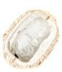 Gianni Bini x Shea Leigh Mills Hugo Straw Dome Clutch, Color:Gold Straw - Image 3