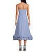 Gianni Bini x Shea Leigh Mills Lucy Jane Stripe Maxi Sway Stripe Print Maxi Dress, Color:Blue Stripe - Image 3