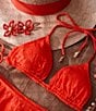 Gianni Bini x Shea Leigh Mills Poppy Flower Drop Earrings, Color:Red - Image 5