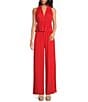 Gianni Bini x Shea Leigh Mills Spritz Jacquard Trouser Coordinating Pants, Color:Tango - Image 4
