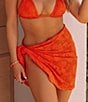 Gianni Bini x Shea Leigh Mills Spritz Lace Textured Sarong Cover-Up, Color:Sebastian - Image 1