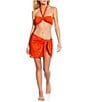 Gianni Bini x Shea Leigh Mills Spritz Lace Textured Sarong Cover-Up, Color:Sebastian - Image 4