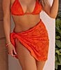 Gianni Bini x Shea Leigh Mills Spritz Lace Textured Sarong Cover-Up, Color:Sebastian - Image 4