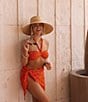 Gianni Bini x Shea Leigh Mills Spritz Lace Textured Sarong Cover-Up, Color:Sebastian - Image 6