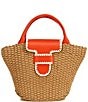 Gianni Bini x Shea Leigh Mills Spritz Whipstitch Top Handle Tote Bag, Color:Natural - Image 1