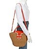 Gianni Bini x Shea Leigh Mills Spritz Whipstitch Top Handle Tote Bag, Color:Natural - Image 4