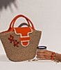 Gianni Bini x Shea Leigh Mills Spritz Whipstitch Top Handle Tote Bag, Color:Natural - Image 6