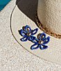 Gianni Bini x Shea Leigh Mills Stevie Flower Drop Earrings, Color:Blue - Image 1