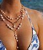 Gianni Bini x Shea Leigh Mills Turks Trio Short Multi Strand Pearl Necklace Set, Color:Pearl - Image 1