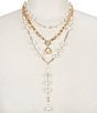 Gianni Bini x Shea Leigh Mills Turks Trio Short Multi Strand Pearl Necklace Set, Color:Pearl - Image 2