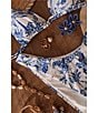 Gianni Bini x Shea Leigh Mills Waterloo High Leg Swim Bottom, Color:Blue - Image 5