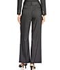 Gianni Bini x Sydney Silverman The Coco Stripe Suiting High Rise Wide Leg Coordinating Pants, Color:Grey Stripe - Image 3