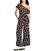 Gianni Bini x Sydney Silverman The Rudman Satin Polka Dot Print One Shoulder Coordinating Top - Image 3