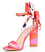 Color:Multi - Image 5 - x Venita Aspen Amena Printed Bow Back Dress Sandals
