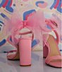 Color:Azalea - Image 1 - x Venita Aspen Amena Satin Bow Back Dress Sandals