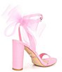Color:Azalea - Image 3 - x Venita Aspen Amena Satin Bow Back Dress Sandals