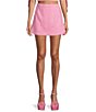 Color:Azalea - Image 2 - x Venita Aspen Colette Linen Mini Skirt