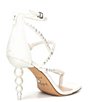 Color:Ivory - Image 3 - x Venita Aspen Esme Linen Pearl Dress Sandals
