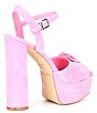 Color:Azalea - Image 3 - x Venita Aspen Sienna Suede Platform Dress Sandals