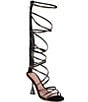 Color:Black/Multi - Image 1 - Zaxton Tall Multicolor Rhinestone Strap Dress Sandals