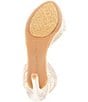 Color:Sand Gold - Image 6 - Zinnaa Jewel Embellished Ankle Strap Glitter Platform Sandals
