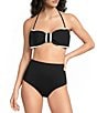 Gibson & Latimer 4-Way Stretch Bow Front Bandeau Swim Top - Image 6