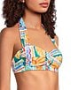 Gibson & Latimer Capri Isle Twist Front Halter Swim Top - Image 4