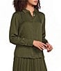 Gibson & Latimer Collared Button Down Long Sleeve Woven Coordinating Shirt - Image 5