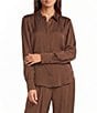 Gibson & Latimer Collared Button Down Long Sleeve Woven Coordinating Shirt - Image 1