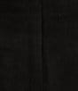 Color:Black - Image 4 - Faux Suede Cropped Leggings
