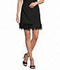 Gibson & Latimer Feather Trim Skirt - Image 1