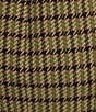 Gibson & Latimer Houndstooth Woven Wool Blend Mid Rise Pencil Coordinating Mini Skirt, Color:Green Multi. - Image 4