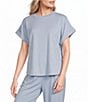 Gibson & Latimer Knit Short Sleeve Top - Image 1
