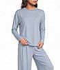Gibson & Latimer Knit Solid Drop Shoulder Top - Image 1