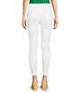 Color:White - Image 2 - Perfect Fit Skinny Twill Crop Pants