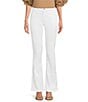 Color:White - Image 1 - Perfect Fit Baby Bootcut Stretch Twill Pants