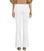 Color:White - Image 2 - Perfect Fit Baby Bootcut Stretch Mid Rise Twill Jeans