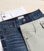 Color:Med Blue Wash - Image 5 - Perfect Fit Crop Skinny Stretch Denim Jeans