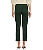 Color:Hunter Green - Image 2 - Perfect Fit Roll-Cuff Skinny Twill Pants