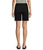 Color:Black - Image 2 - Perfect Fit Rolled Cuff Twill Shorts