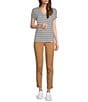 Gibson & Latimer Perfect Fit Ankle Side Slit Skinny Twill Jeans - Image 3